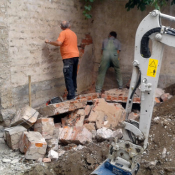 Abbrucharbeiten